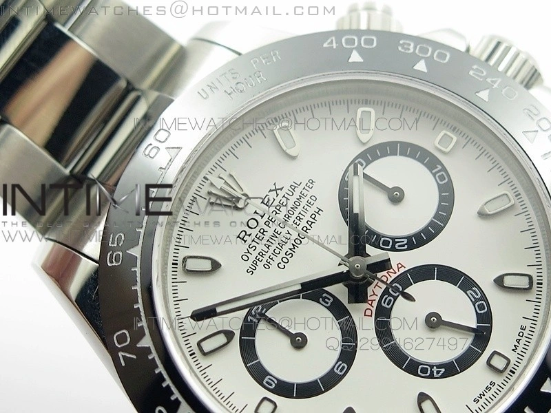 Daytona 2016 116500 V2 BP 1:1 Best Edition Ceramic Bezel White Dial on SS Bracelet A7750