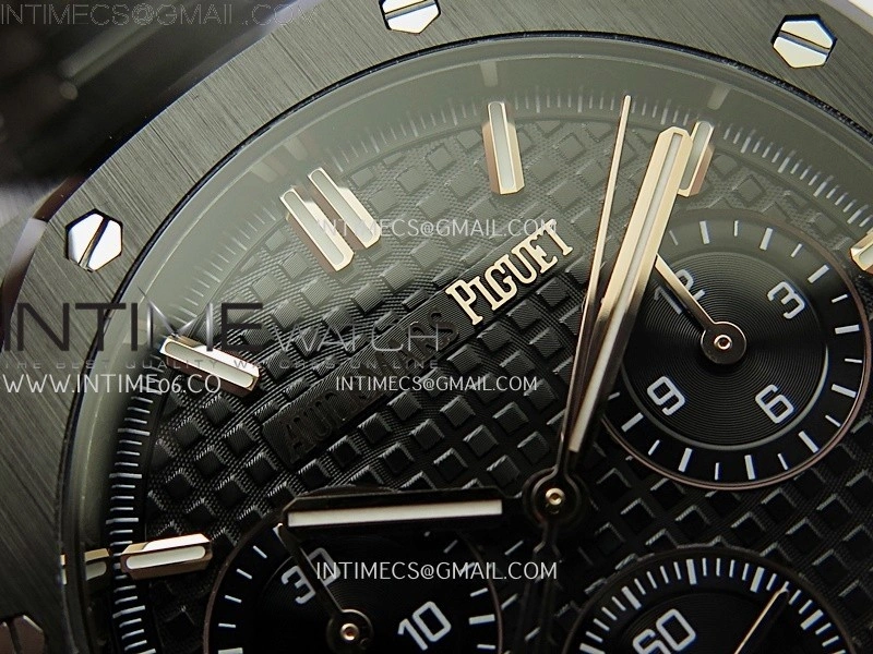 Royal Oak Chrono 26240 Black Ceramic APSF 1:1 Best Edition on Ceramic Bracelet SA4401 Super Clone