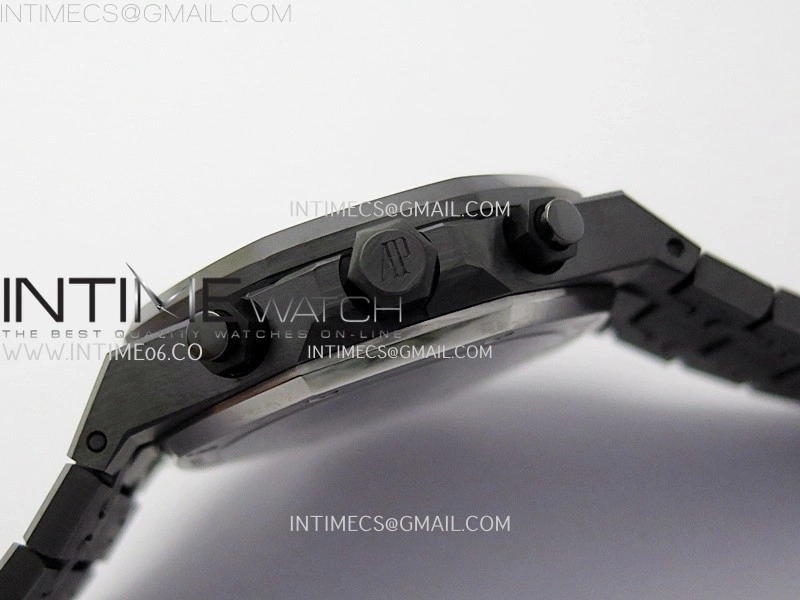 Royal Oak Chrono 26240 Black Ceramic APSF 1:1 Best Edition on Ceramic Bracelet SA4401 Super Clone