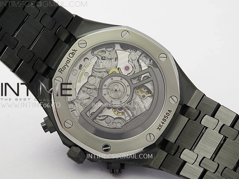 Royal Oak Chrono 26240 Black Ceramic APSF 1:1 Best Edition on Ceramic Bracelet SA4401 Super Clone