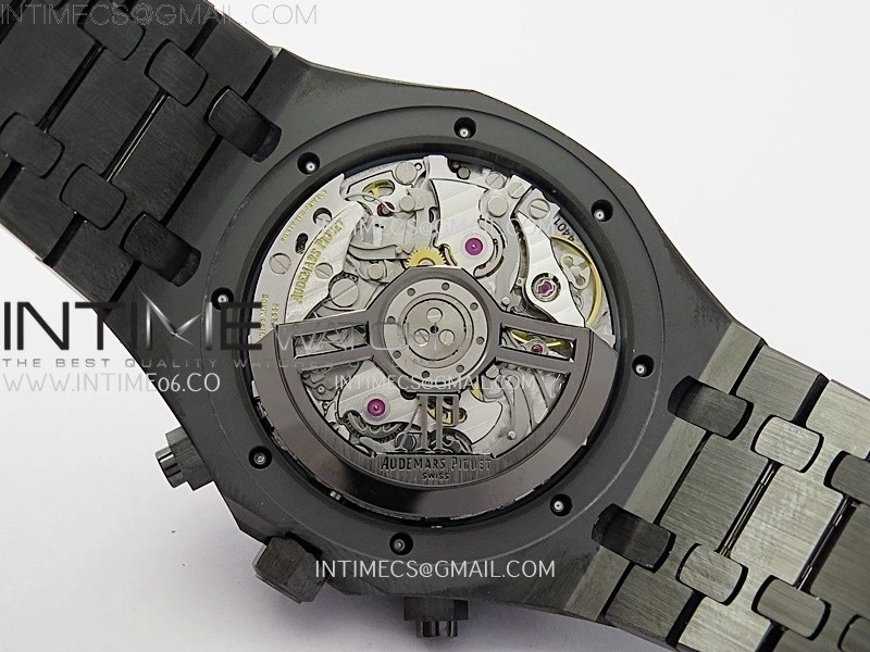 Royal Oak Chrono 26240 Black Ceramic APSF 1:1 Best Edition on Ceramic Bracelet SA4401 Super Clone