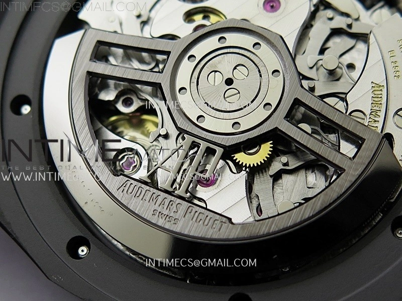 Royal Oak Chrono 26240 Black Ceramic APSF 1:1 Best Edition on Ceramic Bracelet SA4401 Super Clone