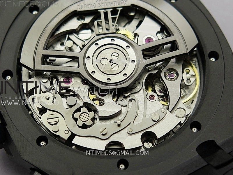 Royal Oak Chrono 26240 Black Ceramic APSF 1:1 Best Edition on Ceramic Bracelet SA4401 Super Clone