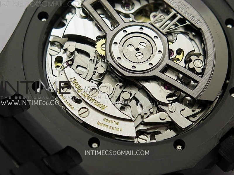 Royal Oak Chrono 26240 Black Ceramic APSF 1:1 Best Edition on Ceramic Bracelet SA4401 Super Clone