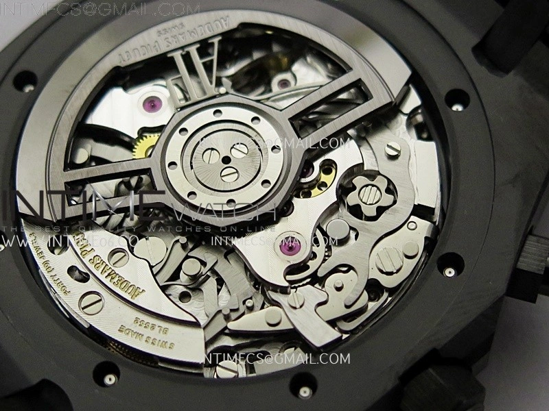 Royal Oak Chrono 26240 Black Ceramic APSF 1:1 Best Edition on Ceramic Bracelet SA4401 Super Clone