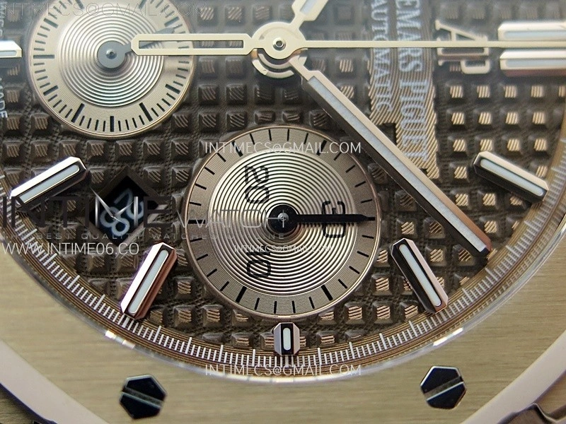 Royal Oak Chrono 26331ST RG IPF 1:1 Best Edition Gray Dial rose gold subdial on SS Bracelet A7750