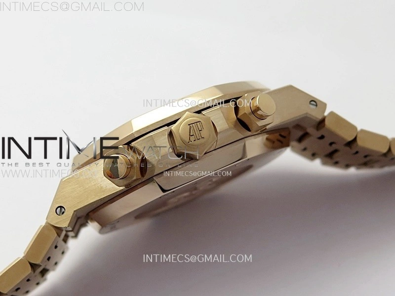 Royal Oak Chrono 26331ST RG IPF 1:1 Best Edition Gray Dial rose gold subdial on SS Bracelet A7750