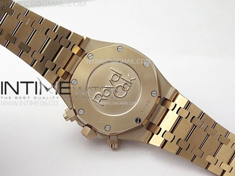 Royal Oak Chrono 26331ST RG IPF 1:1 Best Edition Gray Dial rose gold subdial on SS Bracelet A7750