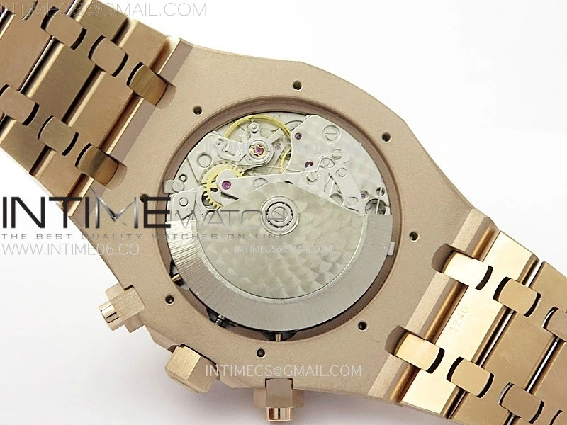 Royal Oak Chrono 26331ST RG IPF 1:1 Best Edition Gray Dial rose gold subdial on SS Bracelet A7750