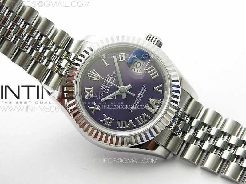 Datejust 28mm 279179 SS APSF Best Edition Blue Dial Roman Markers on SS Jubilee Bracelet NH05