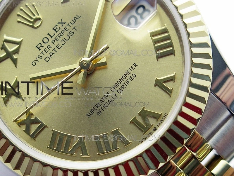 Datejust 31mm 278273 SS YG BP Best Edition YG Roman Markers Dial on SS YG Jubilee Bracelet