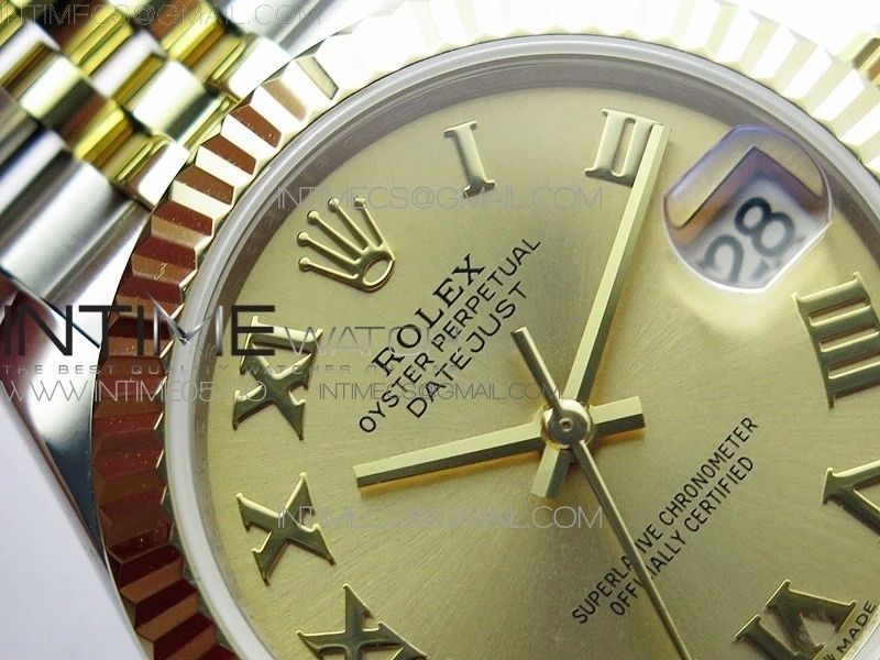 Datejust 31mm 278273 SS YG BP Best Edition YG Roman Markers Dial on SS YG Jubilee Bracelet