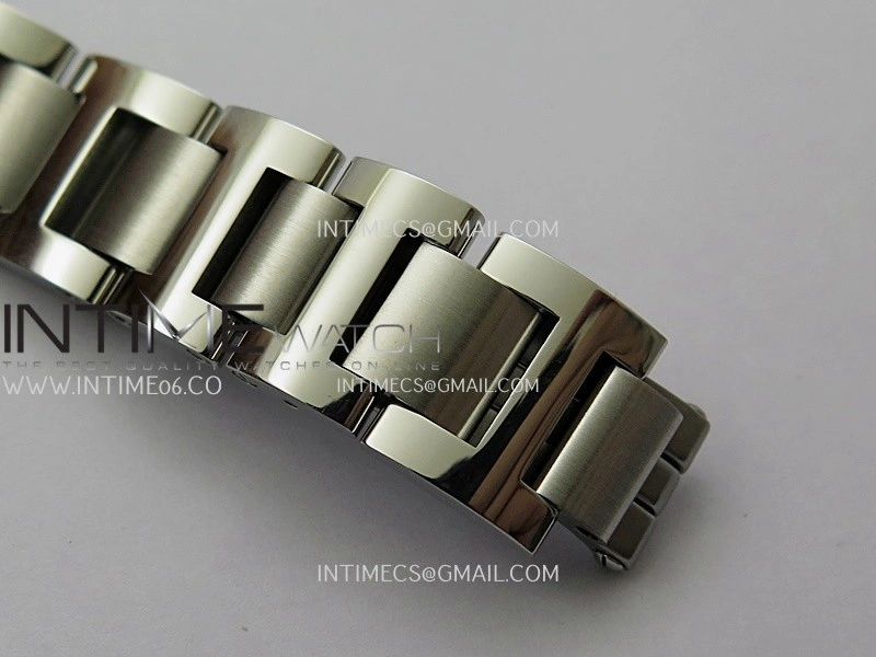 Ballon Bleu 33mm SS AF 1:1 Best Edition White Textured Dial On SS Bracelet Super Clone A1853