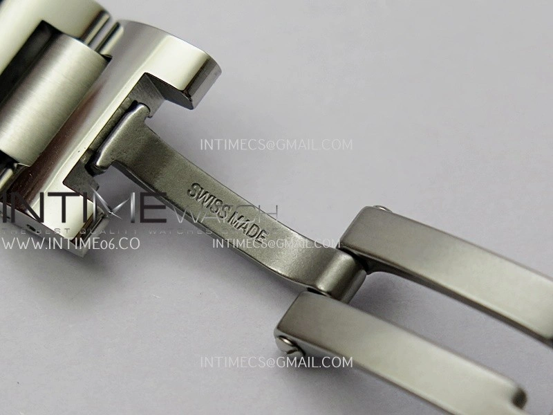 Ballon Bleu 33mm SS AF 1:1 Best Edition White Textured Dial On SS Bracelet Super Clone A1853
