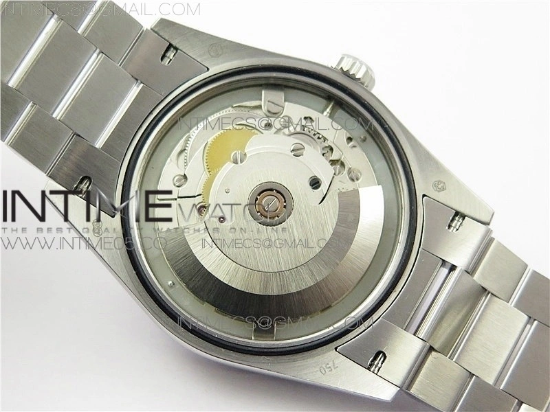 Day-Date 36 128239 SS BP Best Edition Brown Sticks Markers Dial on SS President Bracelet