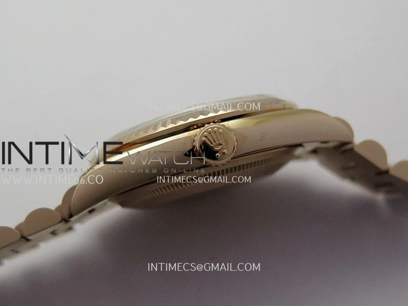 Day Date 128235 36mm RG KF 1:1 Best Edition RG Dial T Diamond Marker On President Bracelet A2836