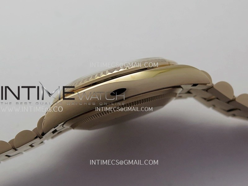 Day Date 128235 36mm RG KF 1:1 Best Edition RG Dial T Diamond Marker On President Bracelet A2836