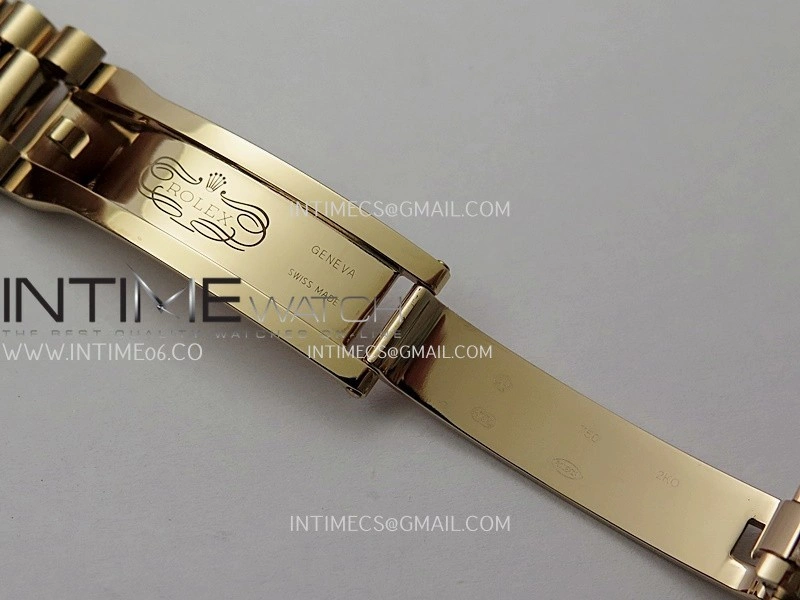 Day Date 128235 36mm RG KF 1:1 Best Edition RG Dial T Diamond Marker On President Bracelet A2836
