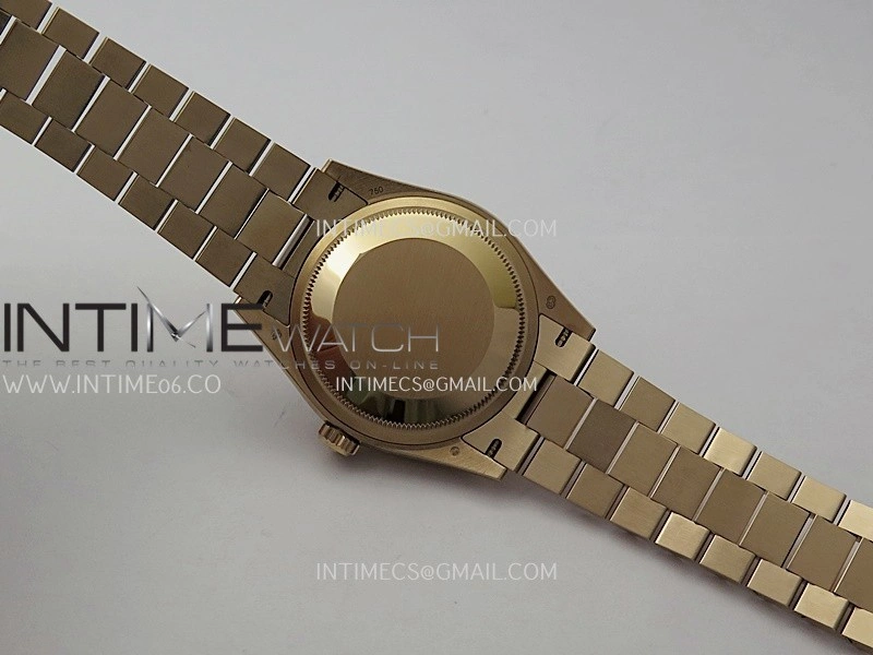 Day Date 128235 36mm RG KF 1:1 Best Edition RG Dial T Diamond Marker On President Bracelet A2836