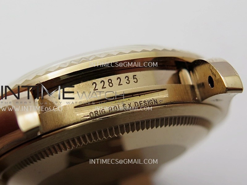 Day Date 128235 36mm RG KF 1:1 Best Edition RG Dial T Diamond Marker On President Bracelet A2836