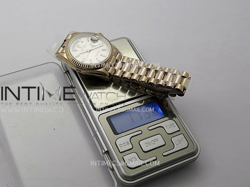 Day Date 128235 36mm RG KF 1:1 Best Edition RG Dial T Diamond Marker On President Bracelet A2836
