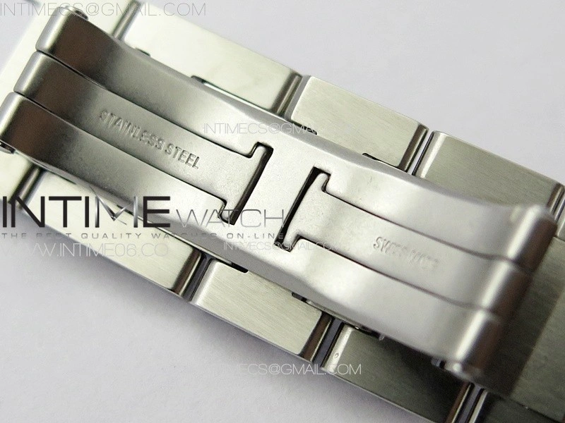 Ballon Bleu 36mm SS 3KF 1:1 Best Edition White Textured Dia Markers Dial on SS Bracelet A076