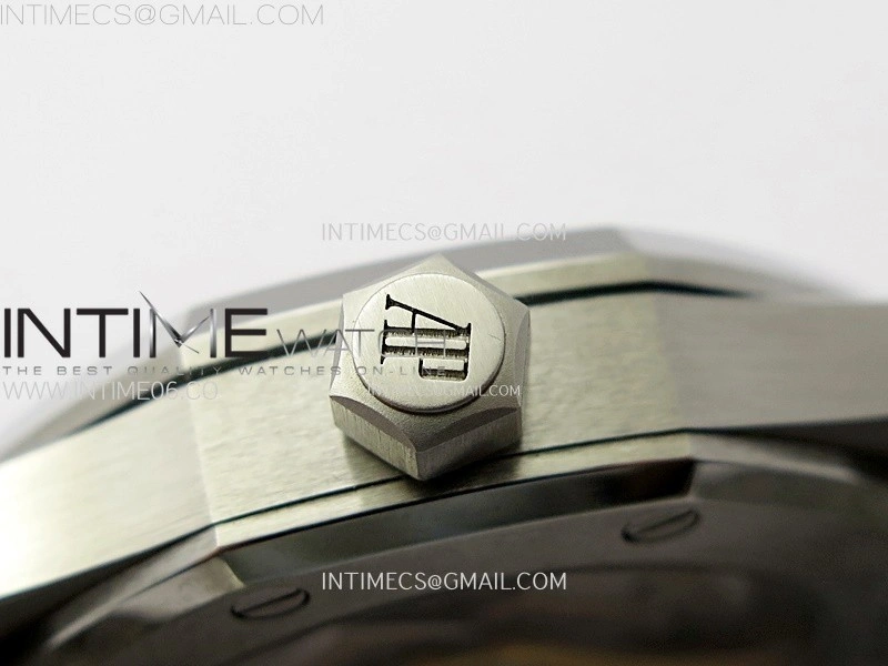 Royal Oak 37mm 15450 SS IPF 1:1 Best Edition Silver Dial on SS Bracelet SA3120 Super Clone