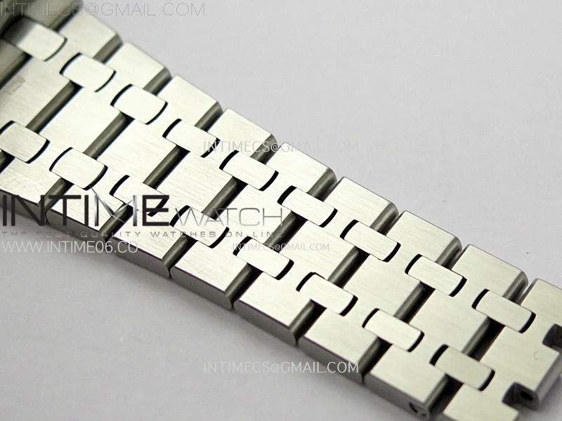 Royal Oak 37mm 15450 SS IPF 1:1 Best Edition Silver Dial on SS Bracelet SA3120 Super Clone