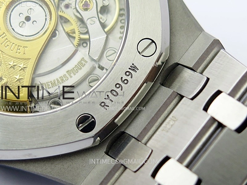Royal Oak 37mm 15450 SS IPF 1:1 Best Edition Silver Dial on SS Bracelet SA3120 Super Clone