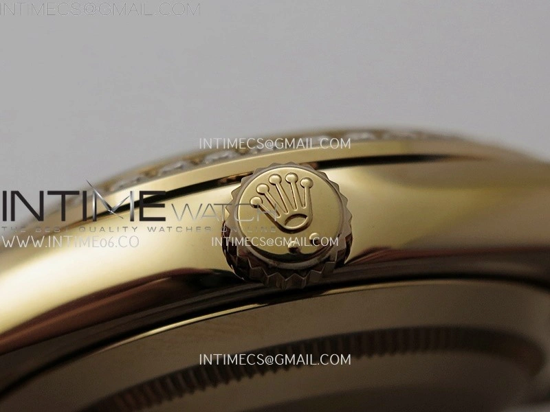 Day Date 228345 40mm RG Noob 1:1 Best Dark Sunburst Black Roman Dial on President Bracelet A2836