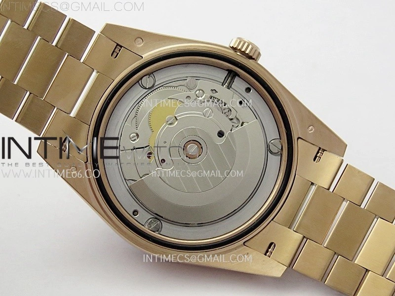 Day Date 228345 40mm RG Noob 1:1 Best Dark Sunburst Black Roman Dial on President Bracelet A2836