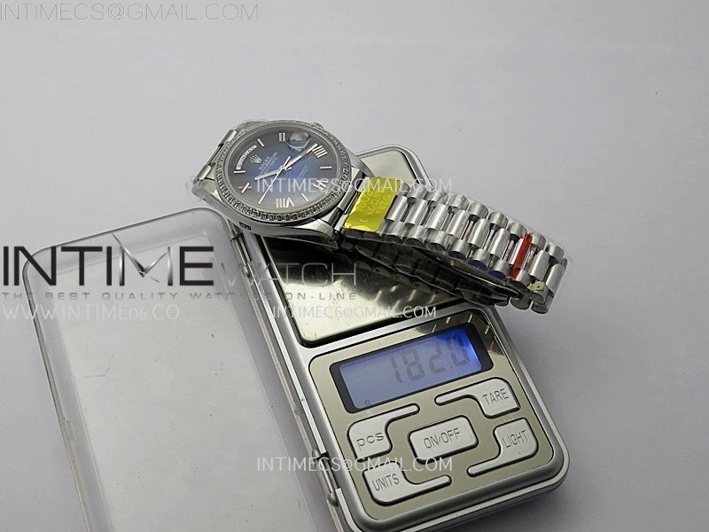 Day Date 228396 40mm SS Noob 1:1 Best Edition White MOP Crystal Dial On President Bracelet A2836