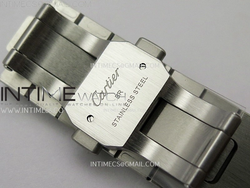 Santos de Cartier 40mm SS YG BVF 1:1 Best Edition Gray Dial on SS YG SmartLinks Bracelet MIYOTA 9015