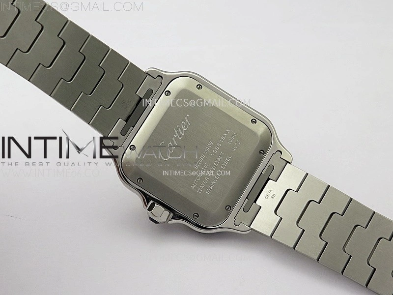 Santos de Cartier 40mm SS YG BVF 1:1 Best Edition Gray Dial on SS YG SmartLinks Bracelet MIYOTA 9015