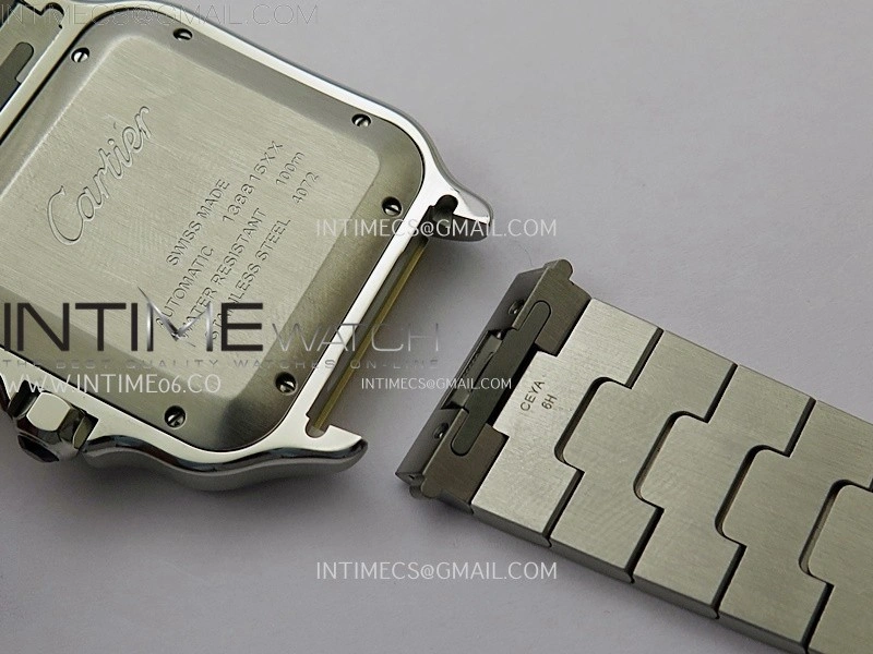 Santos de Cartier 40mm SS YG BVF 1:1 Best Edition Gray Dial on SS YG SmartLinks Bracelet MIYOTA 9015