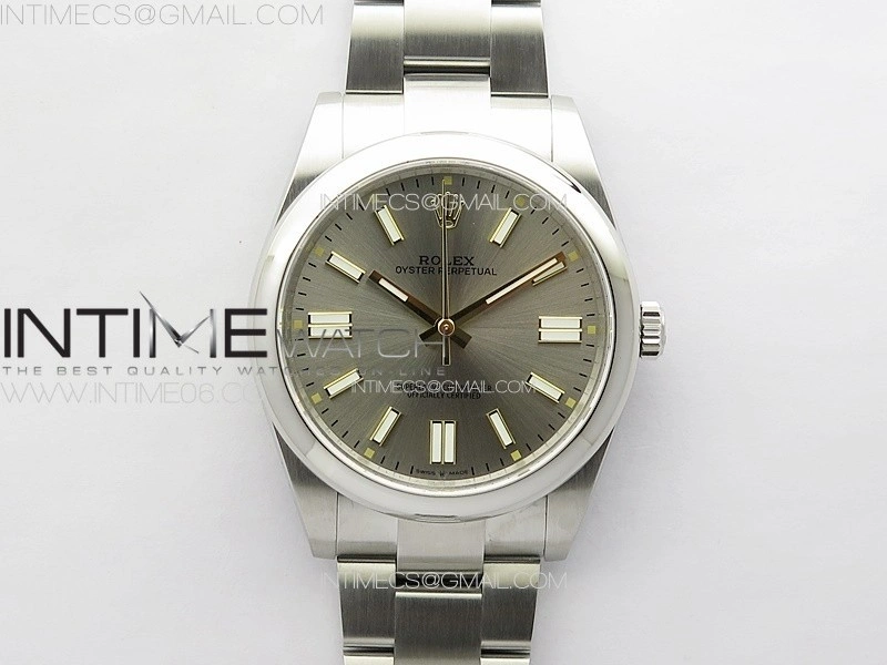 Oyster Perpetual 41mm 124300 904L Steel GMF 1:1 Best Edition Silver Dial on SS Bracelet VR3230 V2
