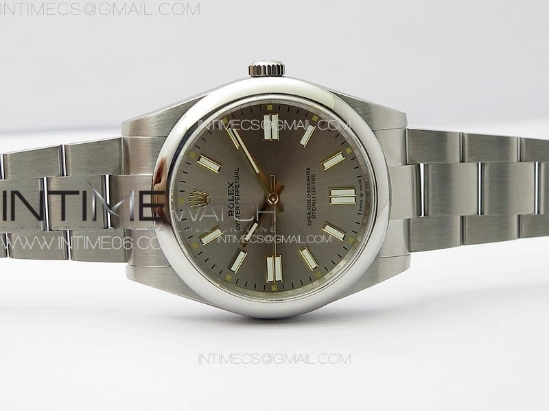 Oyster Perpetual 41mm 124300 904L Steel GMF 1:1 Best Edition Silver Dial on SS Bracelet VR3230 V2
