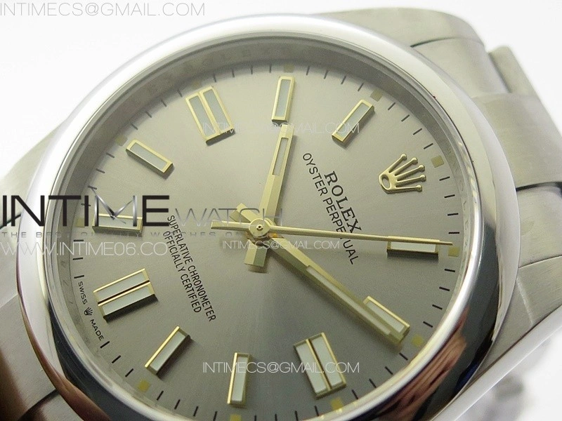 Oyster Perpetual 41mm 124300 904L Steel GMF 1:1 Best Edition Silver Dial on SS Bracelet VR3230 V2