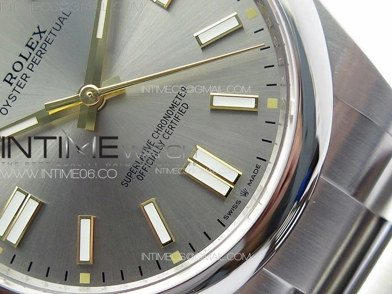 Oyster Perpetual 41mm 124300 904L Steel GMF 1:1 Best Edition Silver Dial on SS Bracelet VR3230 V2