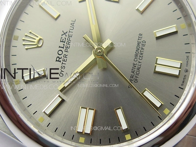 Oyster Perpetual 41mm 124300 904L Steel GMF 1:1 Best Edition Silver Dial on SS Bracelet VR3230 V2