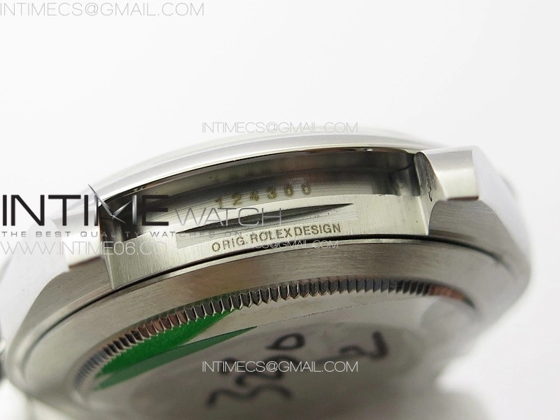 Oyster Perpetual 41mm 124300 904L Steel GMF 1:1 Best Edition Silver Dial on SS Bracelet VR3230 V2