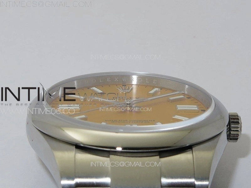 Oyster Perpetual 41mm 124300 904L Steel GMF 1:1 Best Edition Yellow Dial on SS Bracelet VR3230 V2
