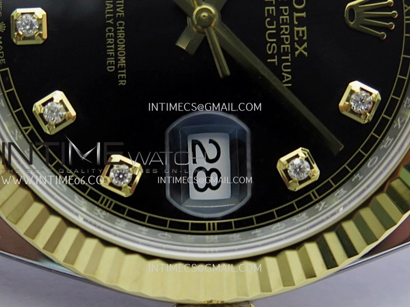DateJust 41mm 126331 904 SS YG VF 1:1 Black Dial Diamond Marker On Jubilee Bracelet DD3235
