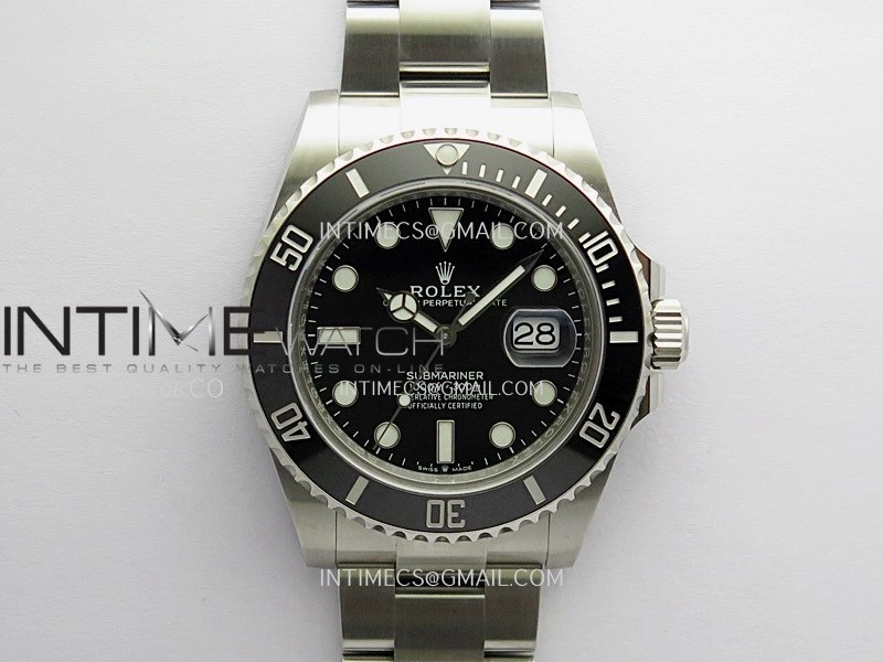 Submariner 41mm 126610 LN 904L SS VF 1:1 Best Edition Black Dial On 904L SS Bracelet DD3235