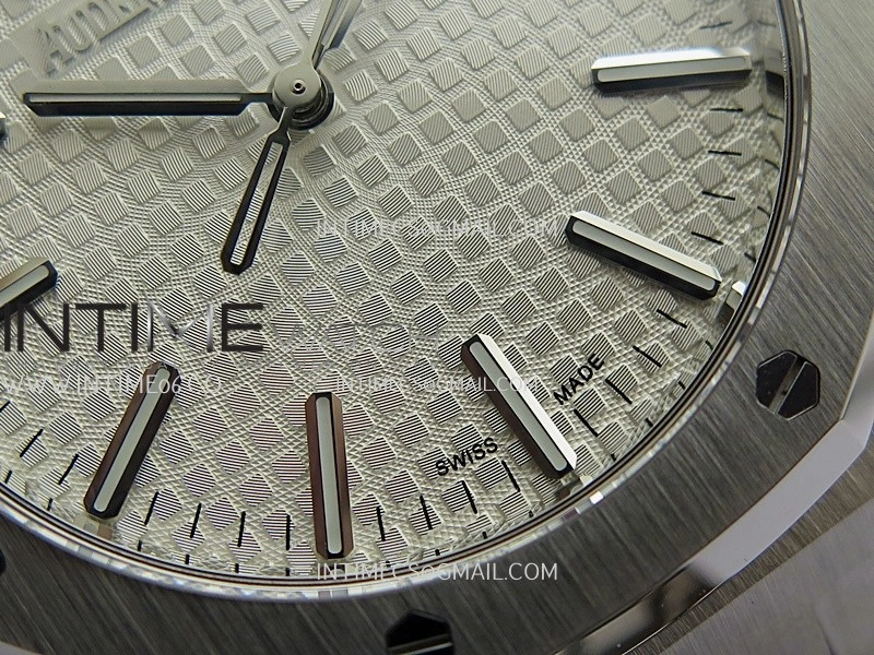Royal Oak 41mm 15510 SS DDF 1:1 Best Edition Silver Dial On SS Bracelet DD4302 Super Clone