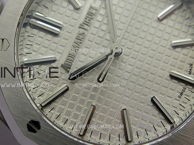 Royal Oak 41mm 15510 SS DDF 1:1 Best Edition Silver Dial On SS Bracelet DD4302 Super Clone
