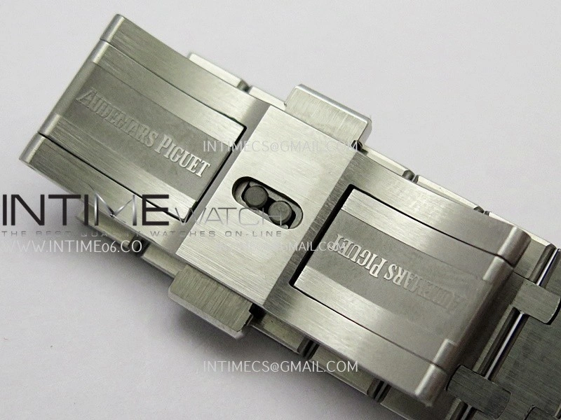 Royal Oak 41mm 15510 SS DDF 1:1 Best Edition Silver Dial On SS Bracelet DD4302 Super Clone