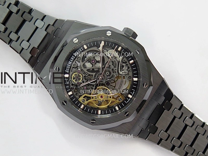 Royal Oak 41mm Openworked Ceramic 15416CE THBF 1:1 Best Edition on Ceramic Bracelet SA3132