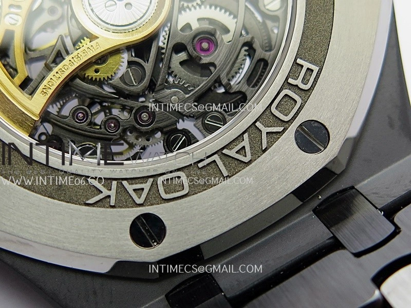 Royal Oak 41mm Openworked Ceramic 15416CE THBF 1:1 Best Edition on Ceramic Bracelet SA3132