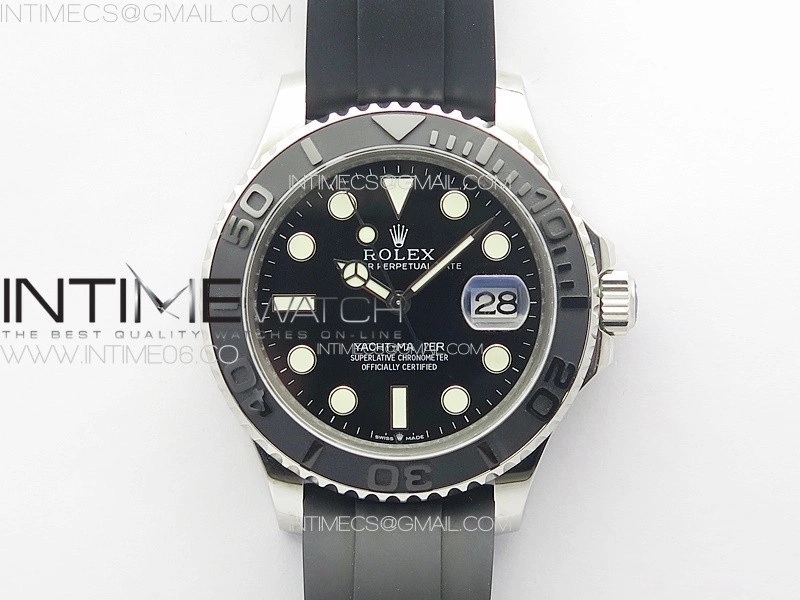 Yacht-Master 42mm 226659 APSF Best Edition 3D Black Ceramic Bezel on Oysterflex Strap SA3235